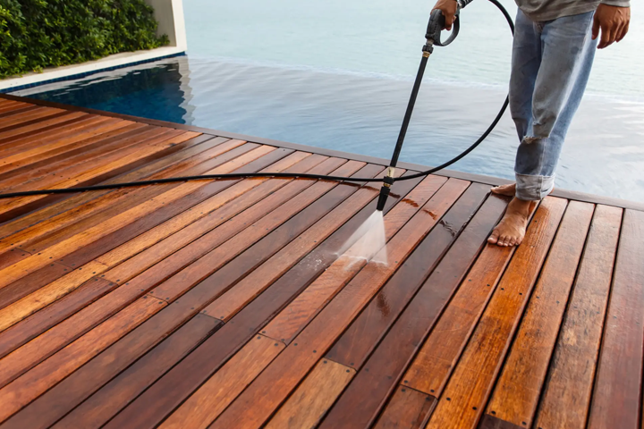 Pool Deck Cleaning and Sealing
